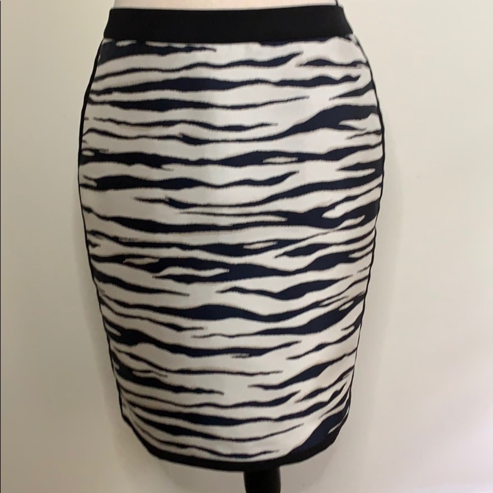 💥VINTAGE ZEBRA PATTERN MIDI PENCIL SKIRT